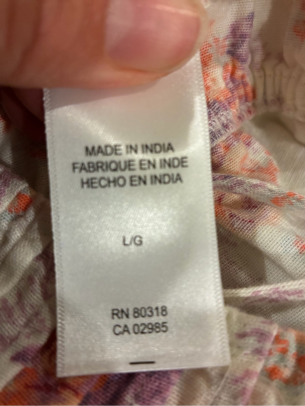 Laura Ashley x Lucky Brand Cream Floral Wide-Leg Capris Jumpsuit Size L - Picture 9 of 16